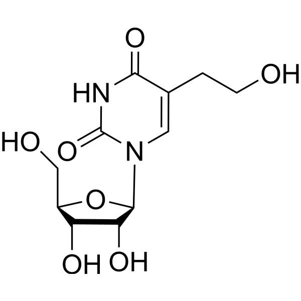 5-(2-Hydroxyethyl)uridine Chemical Structure