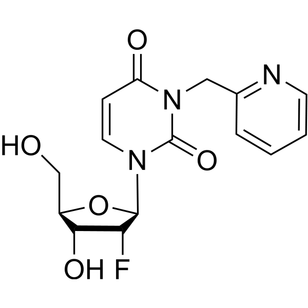 2’-Deoxy-2’-fluoro-N3-[(pyrid-2-yl)methyl]uridine Chemical Structure