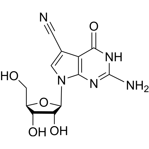 7-Cyano-7-deazaguanosine Chemical Structure