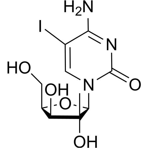 5-Iodo-2’-β-C-methyl cytidine Chemical Structure