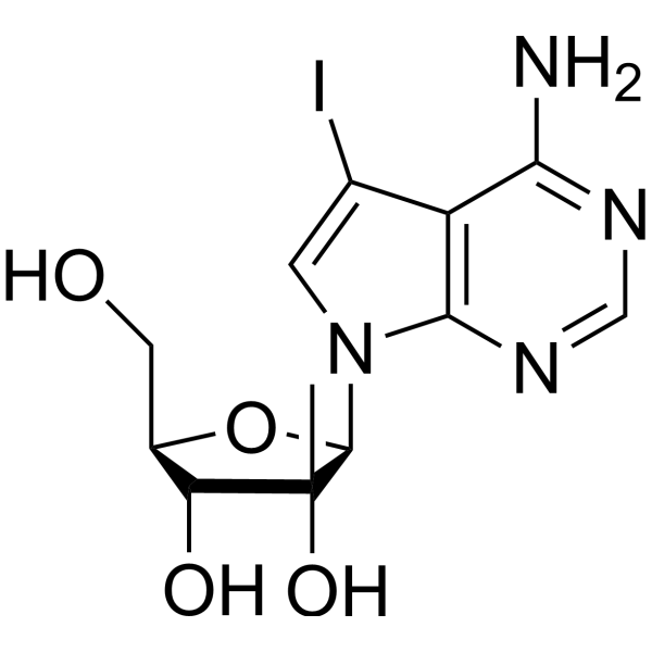 4-Amino-5-iodo-7-(2-<em>β</em>-C-methyl-<em>β</em>-D-ribofuranosyl)-7H-pyrrolo[2,3-d]pyrimidine