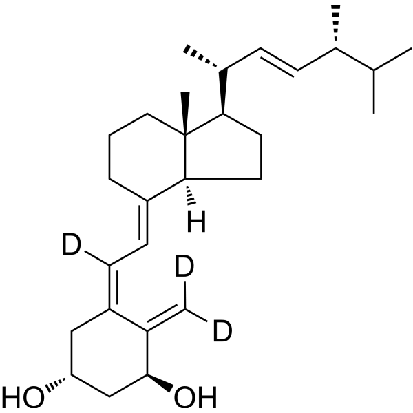 Doxercalciferol-d<sub>3</sub> Chemical Structure