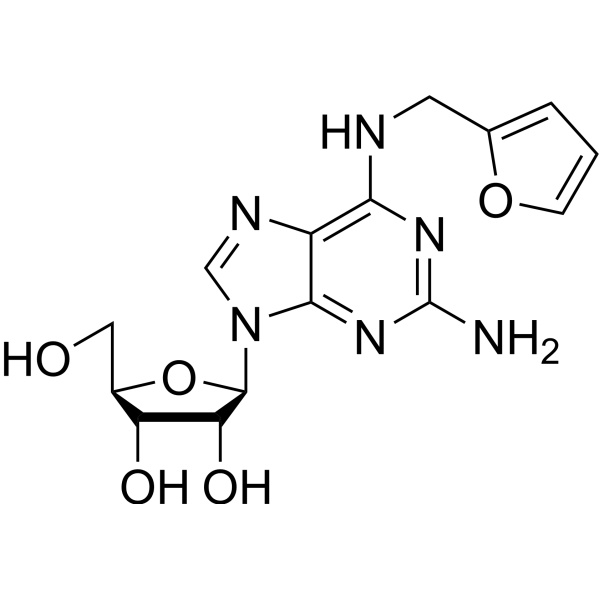 N6-Furfuryl-2-aminoadenosine Chemical Structure