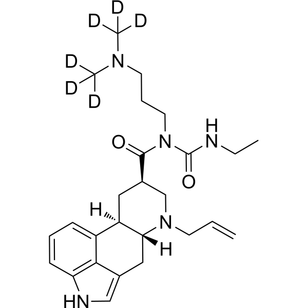 Cabergoline-d<sub>6</sub> Chemical Structure
