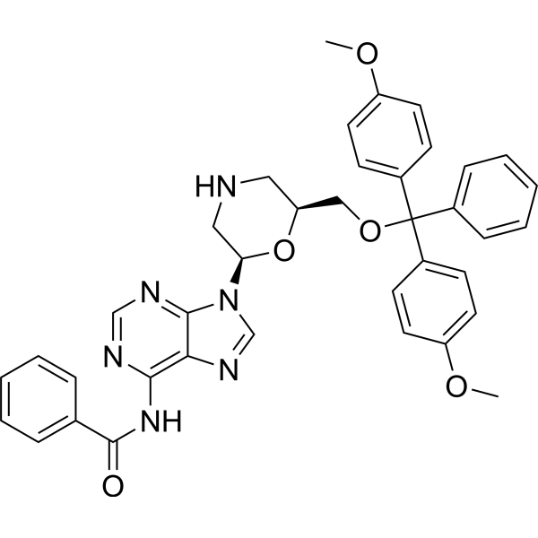 N6-Benzoyl-7'-O-<em>DMT</em>-morpholino adenine
