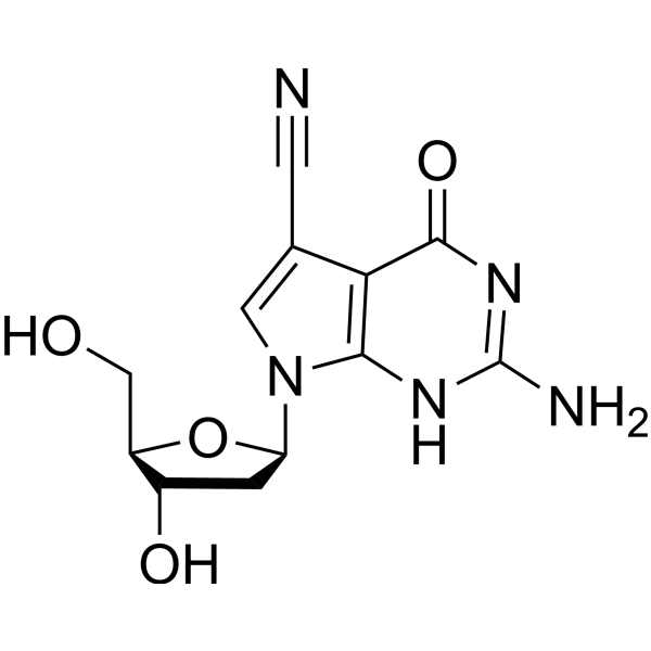 7-Cyano-7-deaza-2'-deoxy guanosine Chemical Structure