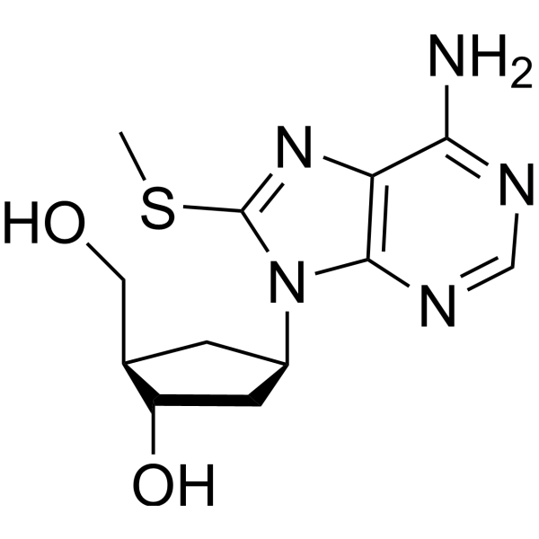 2′-Deoxy-8-(methylthio)adenosine Chemical Structure