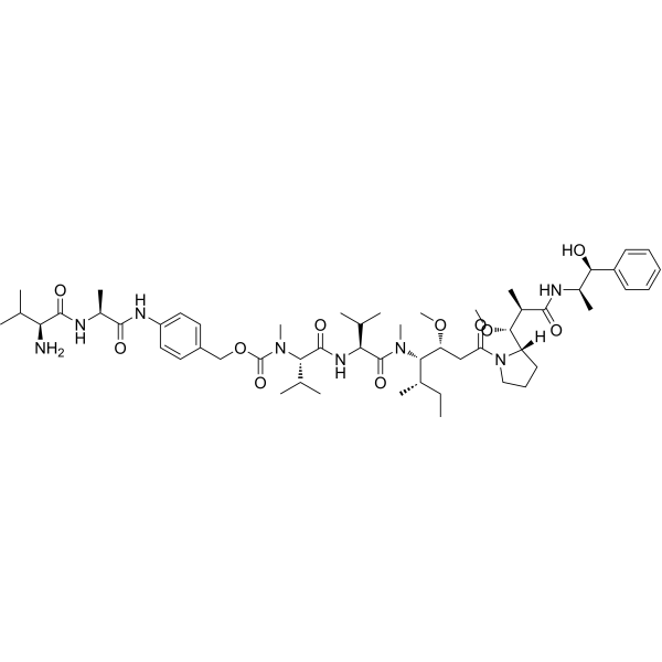 Val-Ala-PAB-MMAE Chemical Structure