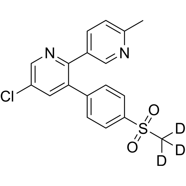 Etoricoxib-d<sub>3</sub> Chemical Structure