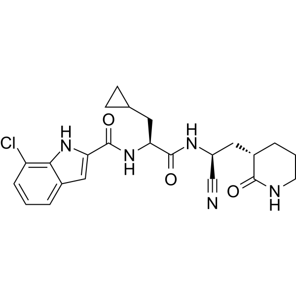 Pomotrelvir Chemical Structure