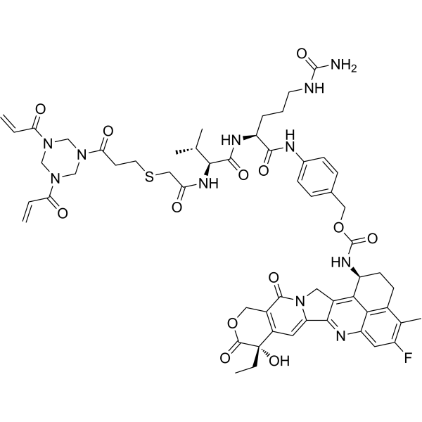 Py-MAA-Val-Cit-PAB-DX8951 Chemical Structure