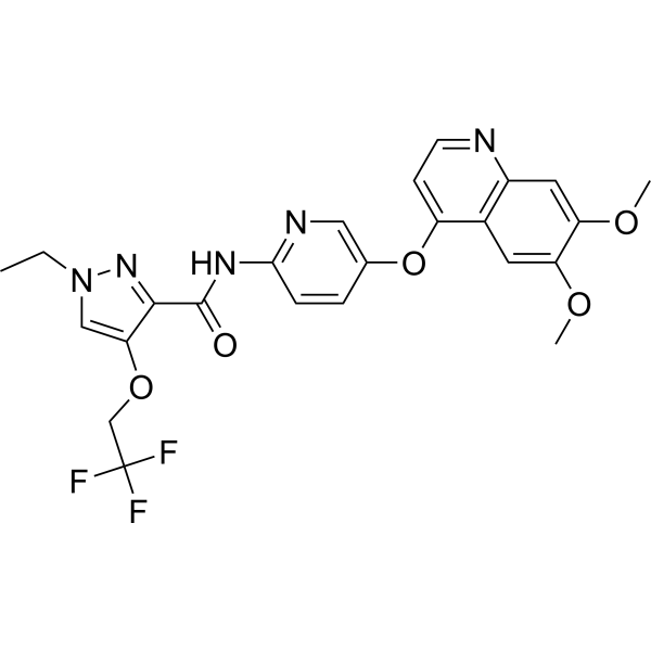 Axl/Mer/CSF1R-IN-2 Chemical Structure