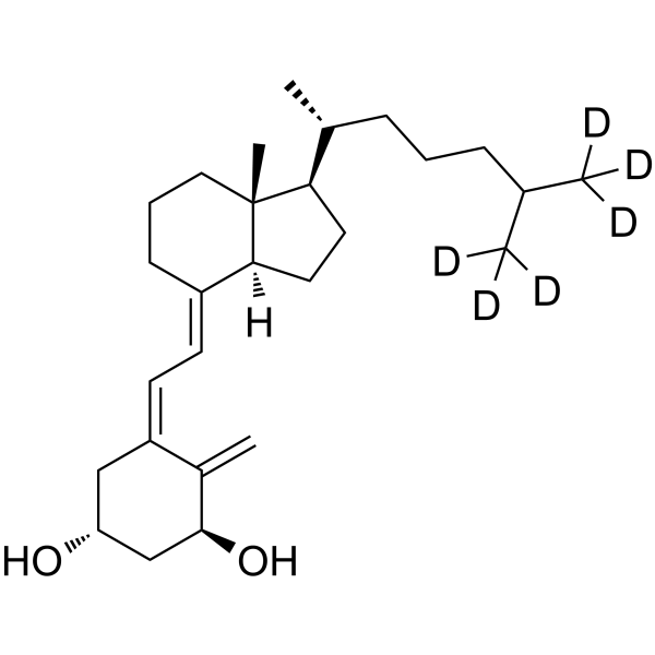 Alfacalcidol-d<sub>6</sub> Chemical Structure