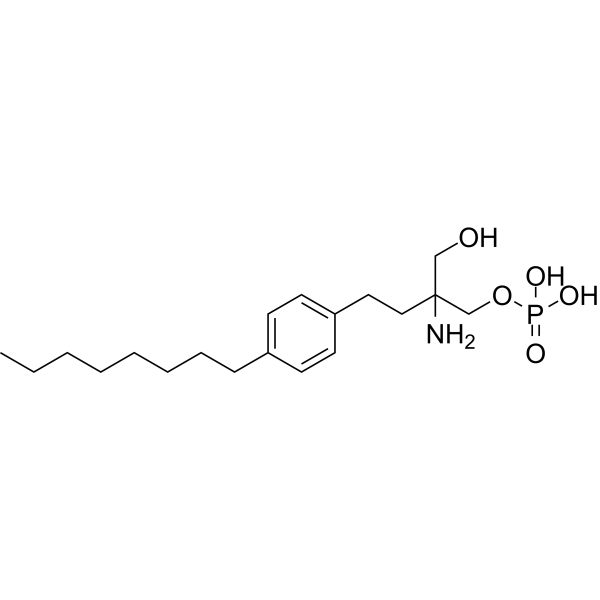 Fingolimod phosphate Chemical Structure