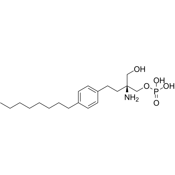 FTY720 (S)-Phosphate Chemical Structure