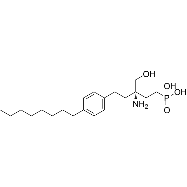 (S)-FTY720-phosphonate Chemical Structure