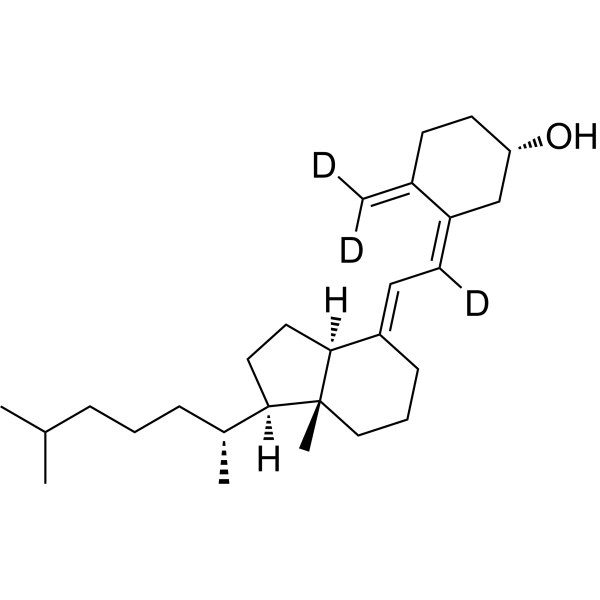 Vitamin D3-d<sub>3</sub> Chemical Structure