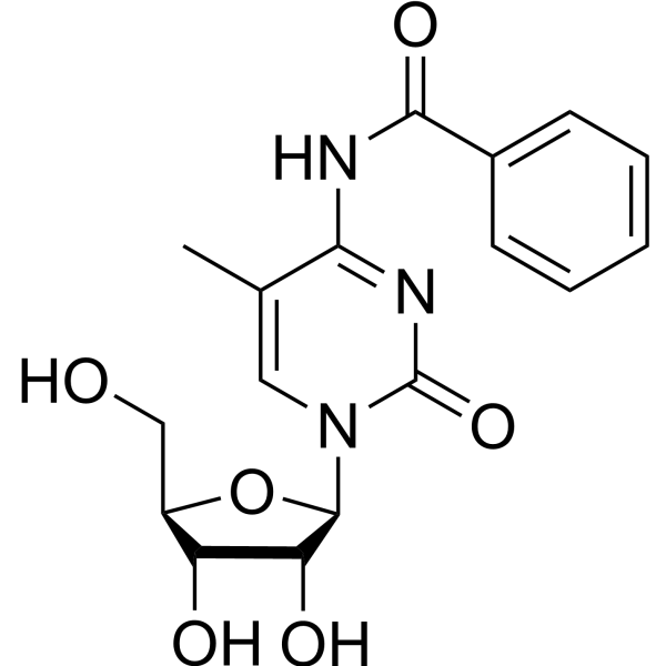N4-Benzoyl-5-methylcytidine Chemical Structure