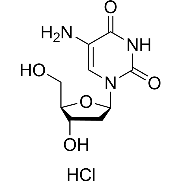 5-Amino-2'-deoxyuridine monohydrochloride Chemical Structure