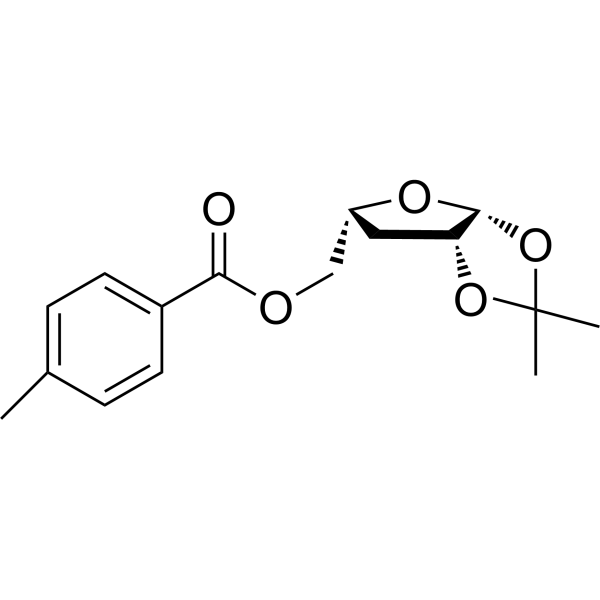 3’-Deoxy-1,2-<em>O</em>-isopropylidene-5-<em>O</em>-(p-toluoyl)-L-arabinofuranose