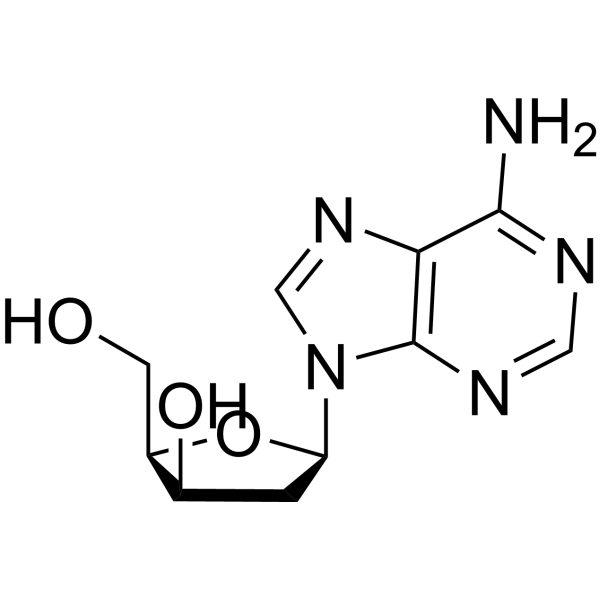 9-(2-Deoxy-β-D-threo-pentofuranosyl)-9H-purin-6-amine Chemical Structure