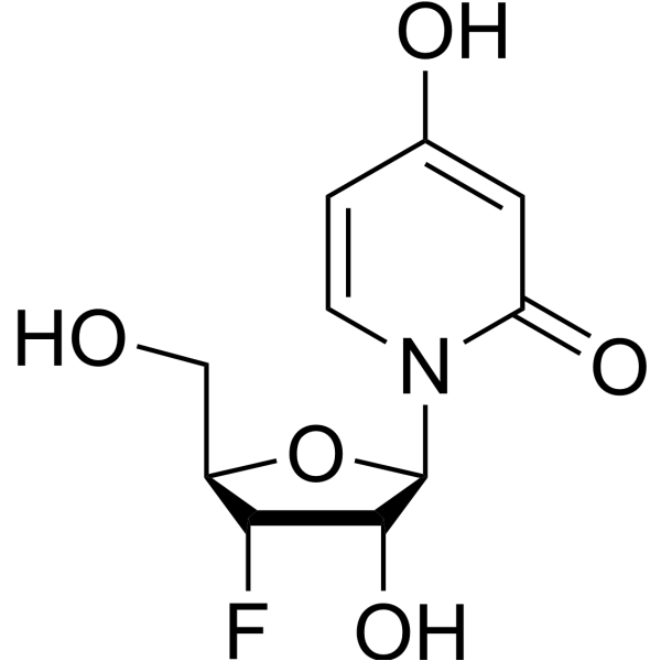 3’-Deoxy-3’-flluoro-3-deazauridine Chemical Structure