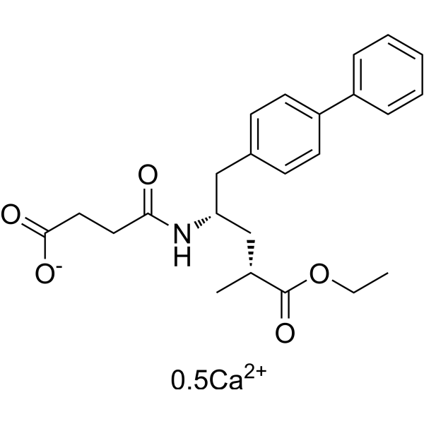 Sacubitril hemicalcium salt Chemical Structure