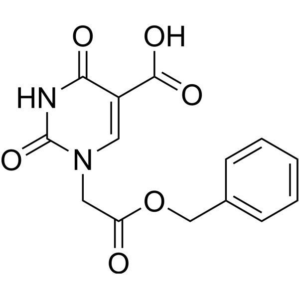 5-Caroxy uracil-1-yl acetic acid benzyl ester Chemical Structure