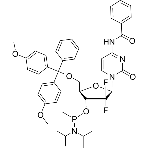 5’-<em>O</em>-DMTr-2’,2’-difluoro-dC(Bz)-methyl phosphonamidite