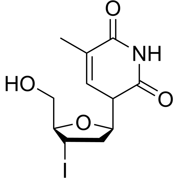 3′-Deoxy-3′-iodothymidine Chemical Structure