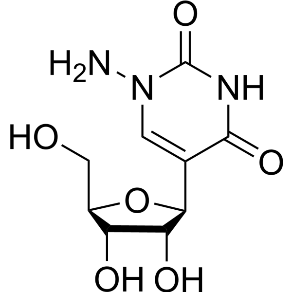 N1-Aminopseudouridine Chemical Structure