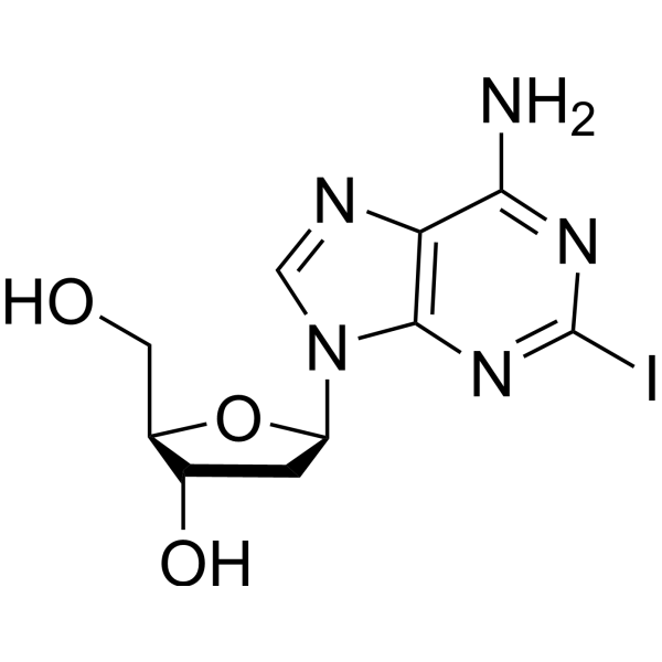 2′-Deoxy-2-iodoadenosine Chemical Structure