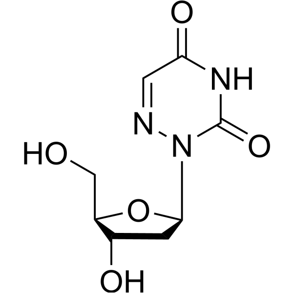 6-Aza-2'-deoxyuridine Chemical Structure