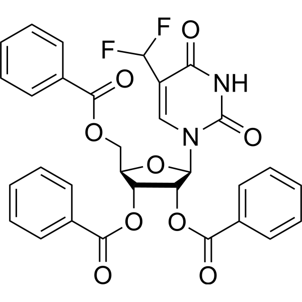 2’,3’,5’-Tri-<em>O</em>-benzoyl-5-difluoromethyluridine