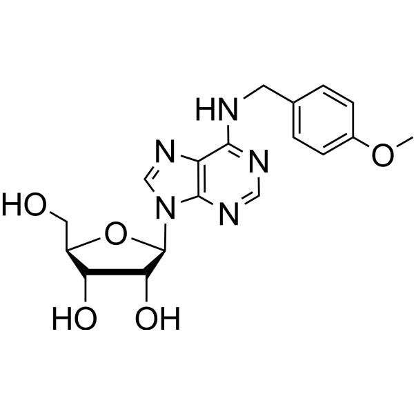 <em>1</em>-(b-D-Xylofuranosyl)-N6-(p-methoxybenzyl) adenine