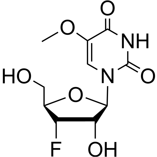 3’-Deoxy-3’-fluoro-xylo-5-methoxyuridine Chemical Structure