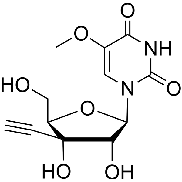 3’-Beta-C-Ethynyl-5-methoxyuridine Chemical Structure