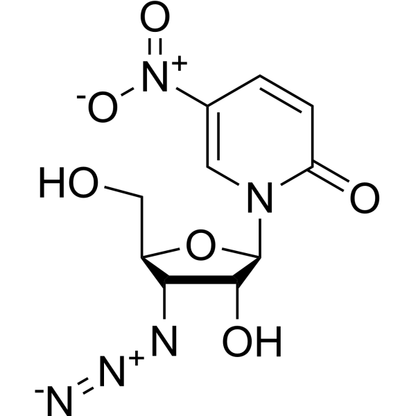 5-Nitro-1-(3-azido-3-deoxy-β-D-ribofuranosyl)-<em>2</em>(1H)-pyridinone