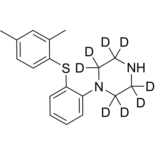 Vortioxetine-d<sub>8</sub> Chemical Structure