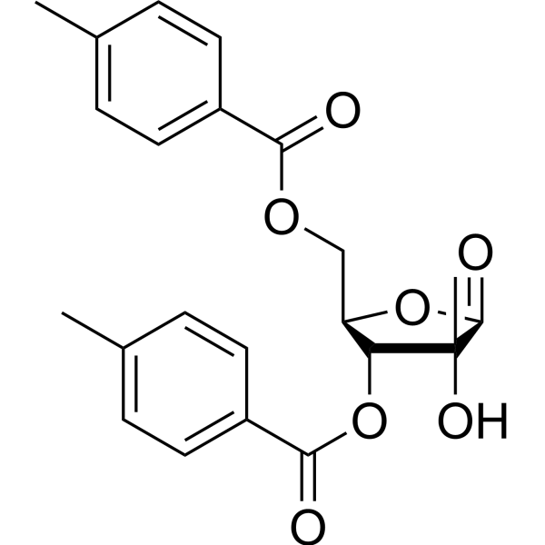 3,5-Bis-O-(<em>4</em>-methylbenzoyl)-2-<em>C</em>-methyl-D-ribonic acid gama-lactone