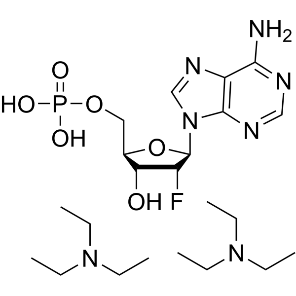 2’-Deoxy-2’-fluoroadenosine 5’-monophosphate triethylammonium Chemical Structure