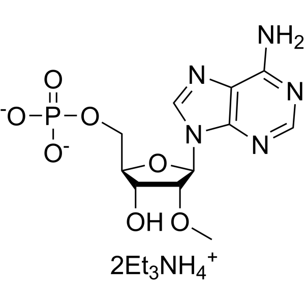 2’-O-Methyladenosine 5’-monophosphate triethyl ammonium Chemical Structure