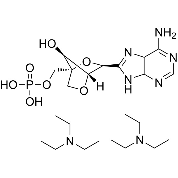 2’-O,4’-C-Methyleneadenosine 5’-monophosphate triethylammonium Chemical Structure