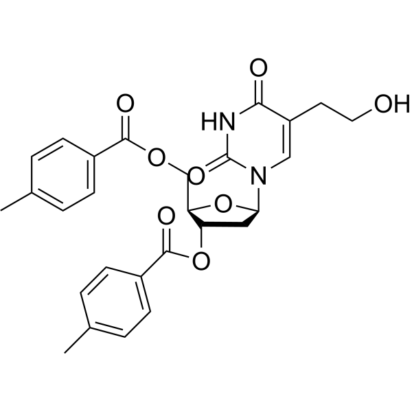 5-(<em>2-Hydroxyethyl</em>)-<em>2</em>’,3’-di-O-toluoyl-<em>2</em>’-deoxyuridine