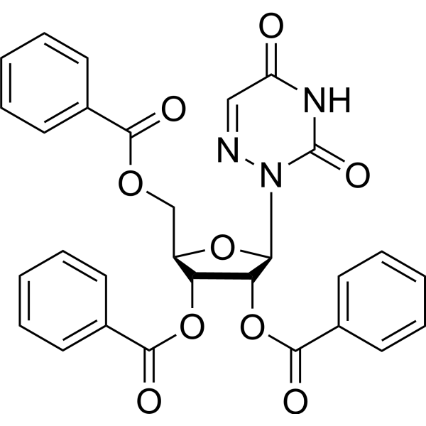 2',3',5'-Tri-O-benzoyl-6-azauridine Chemical Structure
