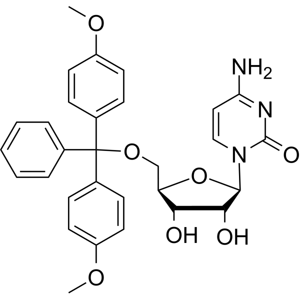 5′-O-[Bis(4-methoxyphenyl)phenylmethyl]<em>cytidine</em>
