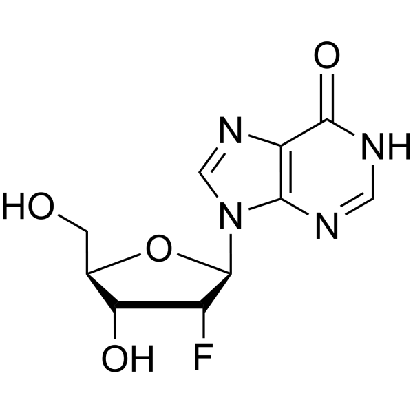 2’-Deoxy-2’-fluoroarabino inosine Chemical Structure