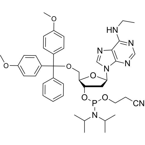 5’-O-DMTr-<em>N</em>6-ethyl-<em>2</em>’-deoxyadenosine 3’-CED phosphoramidite