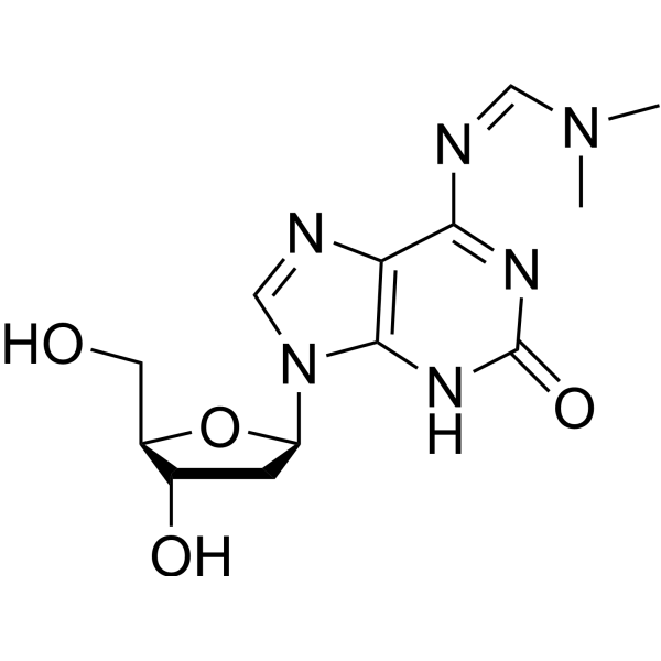 N6-Dimethylamino methylidene-2’-deoxyisoguanosine Chemical Structure