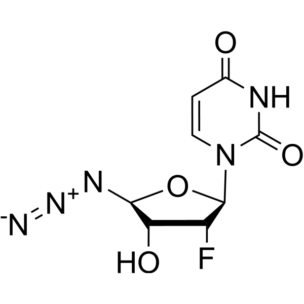 5′-Azido-2′,5′-dideoxy-2′-fluorouridine Chemical Structure